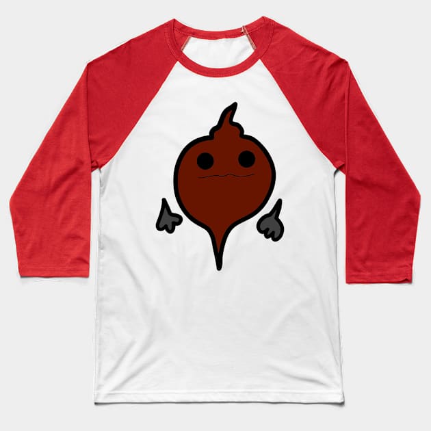 the chocolate ghost Baseball T-Shirt by Monster To Me